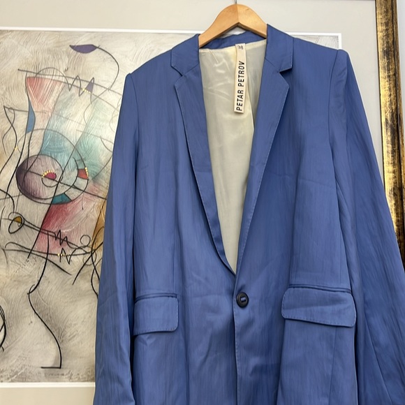 IDARA JACKET SKY BLUE PETAR PETROV - Picture 12 of 12